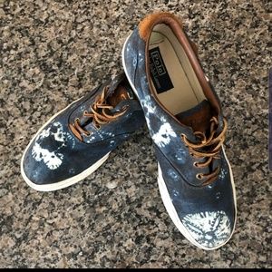 Ralph Lauren Polo Vaughn Batik Boat Shoes